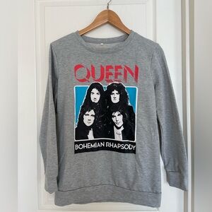 SOLD Queen heathered gray sweatshirt